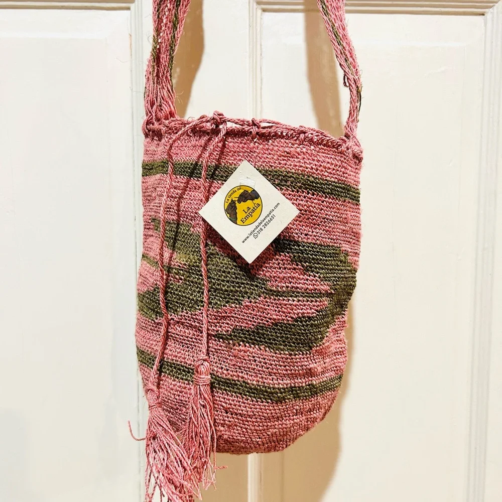 Handmade Colombian Mochila Bucket Bag